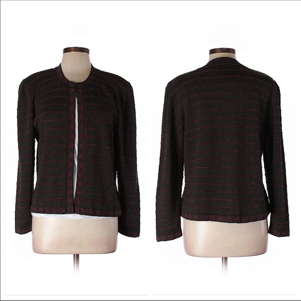 San Remo VINTAGE Knitted Sweater Blazer Size Large